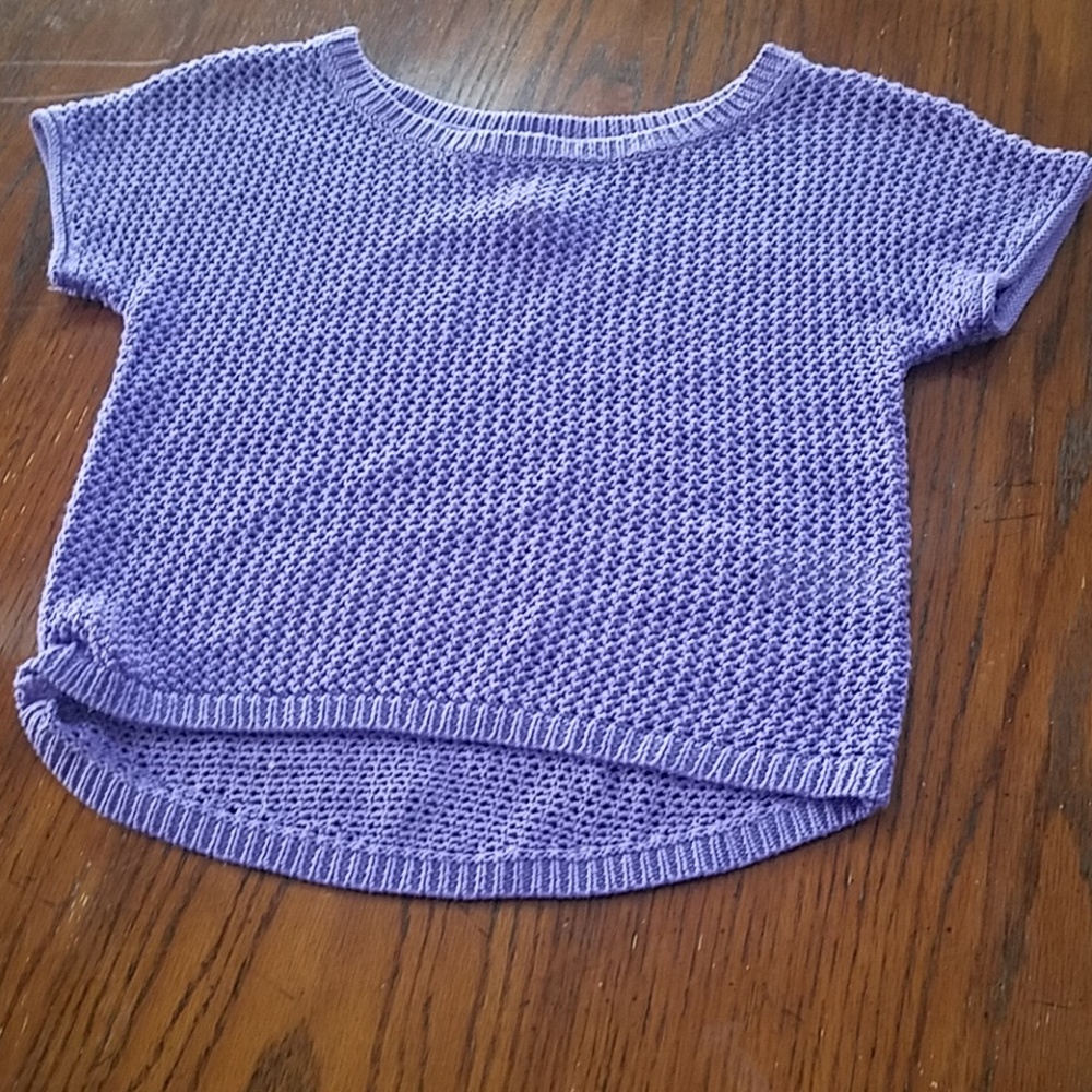 Short sleeve sweater size 10/12